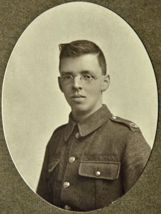 Walter Bradfield in uniform, head and shoulders portrait | Bradford Grammar School: Old Bradfordians Association